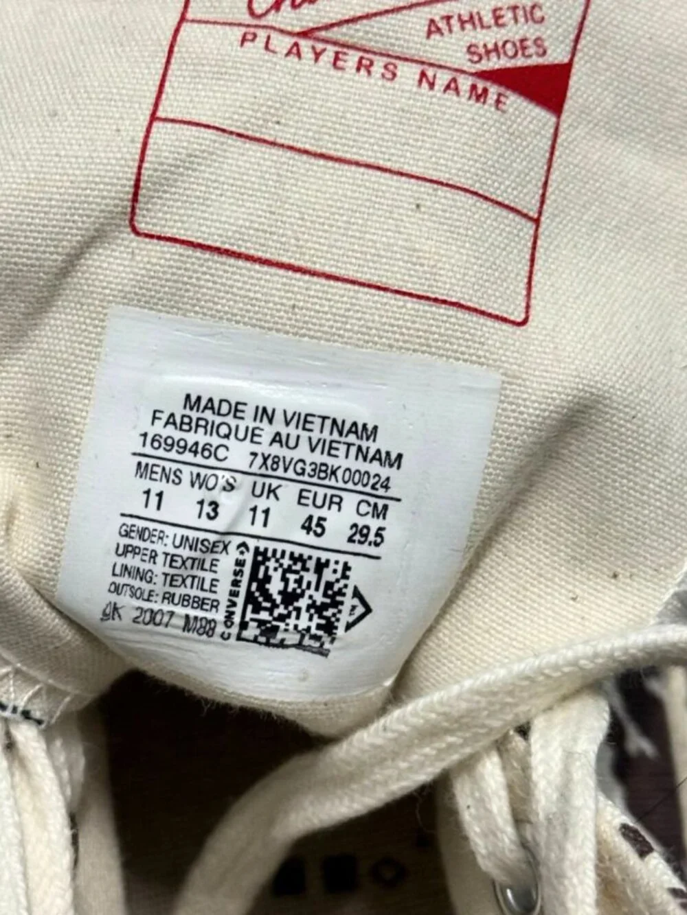 CONVERSE x BRAIN DEAD Chuck 70 Hi Cow Print High Top Sneakers Sz 11 169946C - Picture 11 of 11